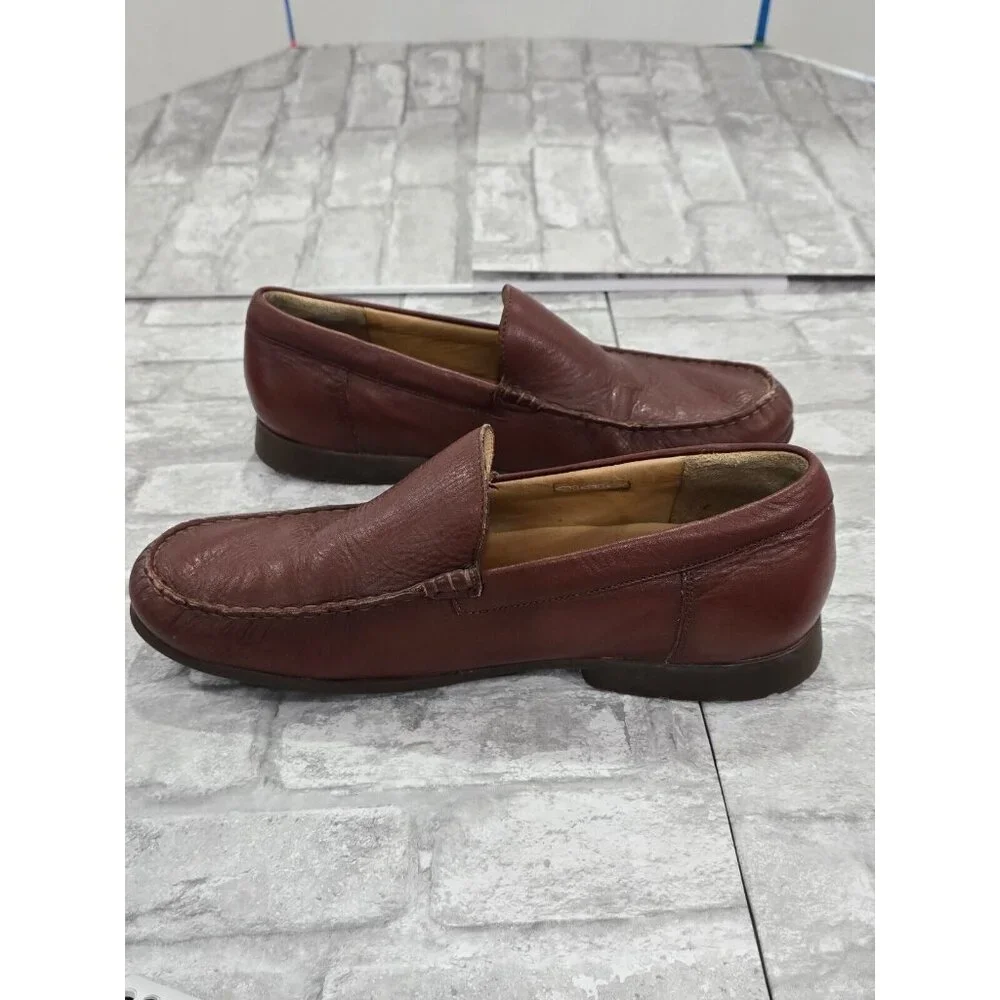 Men's MEPHISTO Henri Chestnut Brown Leather‎ Loafers Size US 11 EUR 10.5
